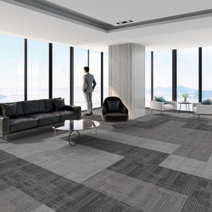 Alfombras de Polipropileno Abstractas en Stock, Suministro de Fábrica, con Revestimiento de PVC, Lavables, Personalizables para Sala de Estar y Oficina - Product Image 3