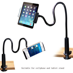 Nouvel accessoire <span class=keywords><strong>pour</strong></span> téléphone portable : Support de téléphone intelligent rotatif et flexible <span class=keywords><strong>pour</strong></span> lit et sol, avec bras long et flexible - Product Image 1
