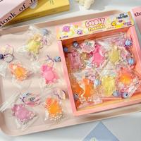 Porte-clés en TPR ultra-doux en forme de cornet de crème glacée réaliste, breloque de sac mignonne, jouet anti-stress à presser