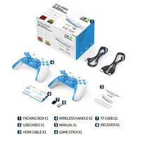 Console de jeux vidéo X10 Ultra Game Stick 128 Go, jeux rétro 4K HD TV, 2 manettes sans fil 2.4G, plusieurs couleurs au choix