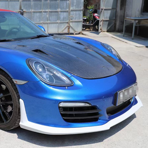 Capó de fibra de carbono para coche Porsche <span class=keywords><strong>Carman</strong></span>, piezas de automóvil de alta calidad, estilo GT2, 981 - Product Image 1