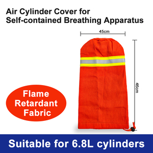 Sac de transport pour bouteille d'air SCBA ignifuge, durable, recyclable et flexible, 6,8 L, manchon de protection pour réservoir de gaz de lutte contre les incendies marins - Product Image 3