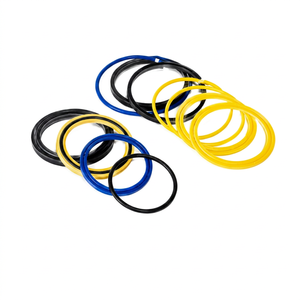 Kit de joints toriques JCB 63MM -20-150C avec anneaux en caoutchouc noir, bleu et jaune pour joints de moteur - Product Image 3