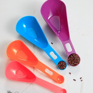 Outils de cuisson épaissi Double échelle cuillère cuisine bébé <span class=keywords><strong>lait</strong></span> en <span class=keywords><strong>poudre</strong></span> café gramme cuillère à mesurer Pet chien nourriture chat nourriture cuillère - Product Image 4