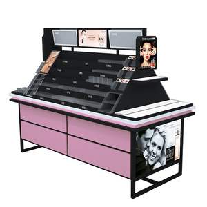 Estante de maquillaje personalizado de moda ODM, estante de exhibición, mostrador, estante de exhibición de cosméticos de madera - Product Image 1