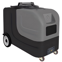 Vetex - Máquina de Limpieza a Vapor Eléctrica de Plástico de 220 V, Nueva y Pequeña, con Tanque de Agua de 55 L, Presión Ajustable para Limpieza de Automóviles