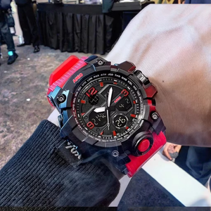 Montre G Generation <span class=keywords><strong>Ga</strong></span> <span class=keywords><strong>2100</strong></span> <span class=keywords><strong>Gm</strong></span> <span class=keywords><strong>2100</strong></span> en acier inoxydable et bracelet en silicone avec fonction d'alarme étanche IP68 pour homme et femme - Product Image 4