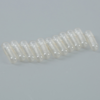 Capsules végétales vides transparentes en gélatine, taille 000-5, marque Kangle, taux de remplissage de 99,8 %, impression linéaire/circulaire