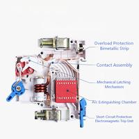 Interruptor Automático Miniatura NXB-63 6kA Tipo C 1P 2P 3P 4P 6A-63A para Riel DIN, Interruptor de Aire MCB para Protección Eléctrica Doméstica