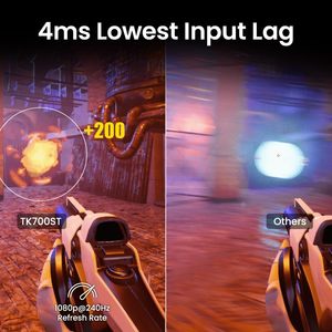 <span class=keywords><strong>Proiettore</strong></span> Mini 4K BenQ TK700ST con 3000-3500 Lumen ANSI, Tempo di Risposta 4ms, Frequenza di Aggiornamento 240Hz, Design Portatile - Product Image 3