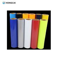 Rouleau de vinyle thermocollant PU HTV haute élasticité, multicolore, pelable à froid, pour impression sur vêtements
