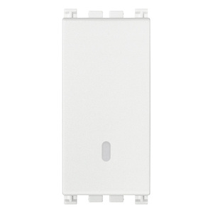 1P 16AX Anti Battery <b>Switch</b> White Wall <b>Plate</b> 4.1x2.8x5.3cm - Product Image 1