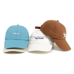 Gorra de Béisbol Negra de 6 Paneles, Estilo Dad Hat, Sin Estructura, con Logotipo Bordado Personalizado de Marca Privada - Product Image 2