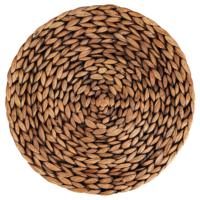 Lot de 4 sets de table bohèmes naturels, tissés à la main, en matériaux végétaux rustiques, style ferme classique, pour la salle à manger