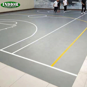 Dalles de sol sportives en PVC stratifié multi-motifs écologiques pour les terrains de sport de basketball, de tennis et de ping-pong - Product Image 1