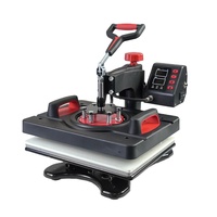 Machine à repasser multifonction 8-en-1 5-en-1, équipement de transfert thermique, machine de sublimation thermique 38x38