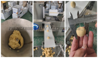 Machine à diviser et à arrondir les boules de pâte à la haricot, machine à former des boules de pâte à visser