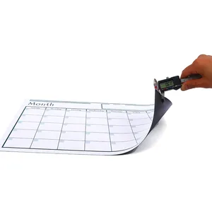 Feuille de cuisson magnétique souple imperméable à l'eau pour usage familial Tableau de conversion de mesure de cuisine Aimant de réfrigérateur Découpe personnalisée - Product Image 1