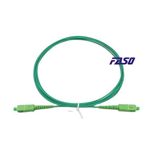 Câble de raccordement en fibre optique vert 1,6 mm SCAPC FTTH WiFi disponible en longueurs de 1,5 m, 2 m, 3,5 m, 4 m, blanc aqua, jarretière optique G657A2 - Product Image 3