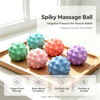 Balle de massage Trigger Point en plastique unisexe pour la relaxation des tissus profonds, la récupération musculaire et l'entraînement à la mobilité