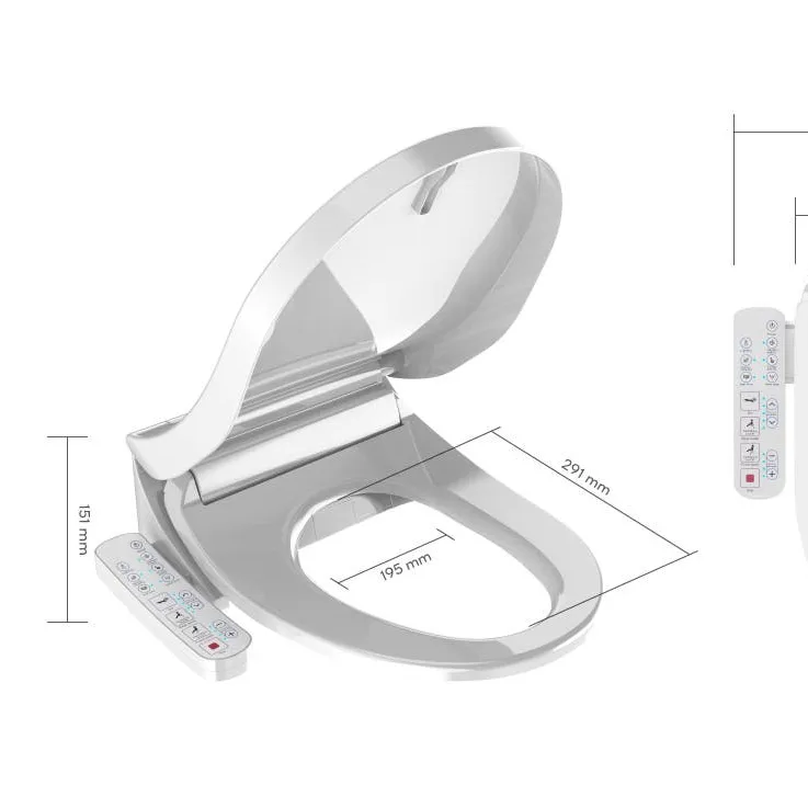 Casa de banho WC WC aprimoramento automático aquecida quente lavagem com água dupla bico bidê eletrônico inteligente assento do vaso sanitário