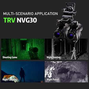 Visore Notturno Digitale TRV NVG30 per Casco, Monoculare a Infrarossi 940nm ad Alta Potenza, Ultra HD per <span class=keywords><strong>Caccia</strong></span>, Campeggio e <span class=keywords><strong>Giochi</strong></span> Notturni - Product Image 4