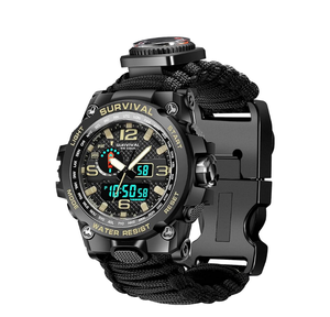 Relojes Tácticos DFS17 Personalizados Resistentes para Hombre, Cuarzo + Digital, 2 Movimientos, en Stock para Venta al Por Mayor, Regalo Promocional - Product Image 4