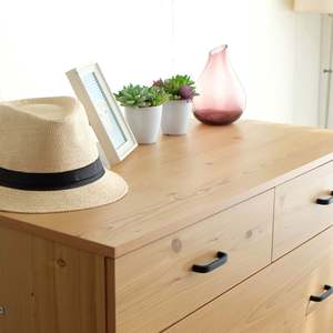 Coffre chaud de 5-tiroir de couleur de noix de vente pour le stockage-Commode de chambre à coucher, Organisateur, Design moderne, Fabricant - Product Image 5