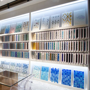 Sıcak eriyik yüzme havuzu fayans mükemmel kullanım cam mozaik havuz döşeme fayans - Product Image 2