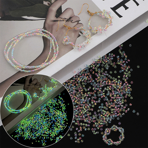 Hạt cườm thủy tinh phát sáng <span class=keywords><strong>Yiwu</strong></span> bán buôn 2mm 3mm 4mm dành cho nữ làm vòng tay, vòng cổ tự làm, phụ kiện làm đồ trang sức - Product Image 4