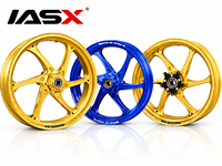 Jantes de moto forgées IASX 15 pouces 6061-T6, jantes légères haute performance pour Yamaha YZF R1, moto de course personnalisée
