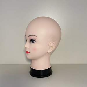 หัวหุ่นสำหรับผู้หญิงหัวโล้นสำหรับฝึกแต่งหน้า - Product Image 4