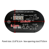Amplificateur de puissance numérique professionnel M100 pour système audio de cinéma maison, alimentation USB TF, alimentation CA