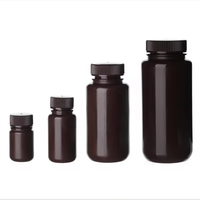 Flacons d'échantillons en plastique HDPE de 100 ml, 250 ml, 500 ml, 1000 ml, pipettes de laboratoire pour le stockage de réactifs chimiques