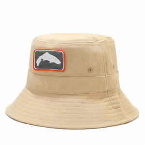 Sombrero de Pesca de Trucha Bordado, Sombreros de Pescador de Algodón Personalizados con Orificios de Ventilación, Hecho en Vietnam - Product Image 3