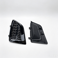 Rejilla de luz antiniebla para Lexus RX350 RX450h 2020 2021 2022, estilo F-Sport, cubierta de lámpara antiniebla para parachoques delantero, ABS, negro brillante