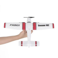 Nouveau design Fx801 Avion Cessna 182 RC 2.4GHz 2 canaux EPP, planeur télécommandé