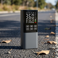 Compresseur d'air portable ABS pour pneus de voiture à usage d'urgence avec moniteur de pression des pneus et arrêt automatique