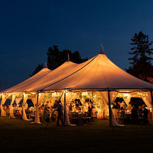 Carpa Blanca para Eventos, Carpa para Recepción de Bodas, Carpa para Eventos con Estructura, Chapiteau Eventual, Carpa para Fiestas - Product Image 1