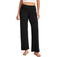 Pantalones de Yoga de Pierna Recta con Cintura Elástica Media para Mujer, Suaves como una Nube, Transpirables, Elásticos y Ecológicos