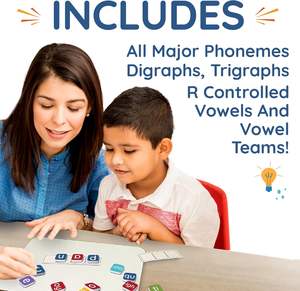 Learning Letters by Four Dublee Letter Tiles with Magnetic Spelling Board with Bags and Storage Box - Product Image 6