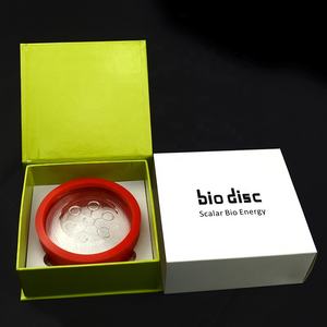 Bio-disques énergétiques Quantum 2 avec logo OEM, en verre transparent, AMEZCUA, BIO disque - Product Image 5