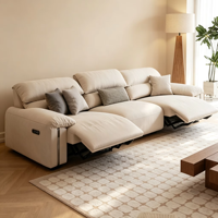 Canapé inclinable électrique VOXHOME, style nordique minimaliste, pour salon, meubles modulaires, tissu résistant aux griffures de chat