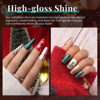 ZRKGEL Vernis Gel de Noël 30 Couleurs Pailleté Effet Œil de Chat Sans TPO HEMA Fournisseur en Gros Haute Pigmentation Longue Durée Lot