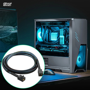 Mini SAS HD SFF 8643 to SFF 8643 Server Data Connection Cable for RAID Controller HBA HDD <strong>SSD</strong> Storage 0.5M 1M - Product Image 5