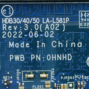 ของแท้ใหม่สำหรับเมนบอร์ด Dell Latitude 7330 7430 7530 i5-1235U เมนบอร์ด09F5NX HDB30/40/50 LA-L581P - Product Image 4