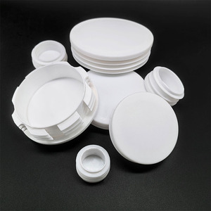 Diyamei Round Plug Plastic Pipe Fitting For Furniture Accessories Durable White Plug Head - Product Image 1