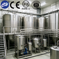 Cuve de Fermentation de Vin en Acier Inoxydable 304/316 1000L-3000L avec Système de Refroidissement, Contrôle PLC, Facile à Utiliser, Fournisseur OEM pour Vignerons