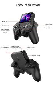 S10 8-Bit <strong>Handheld</strong> Game Console 520-in-1 Games 2.4 Inch Screen Wi-Fi Communication Built-In Battery Designed for Two Players - Product Image 6