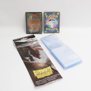 ड्रैगन शील्ड पारदर्शी <span class=keywords><strong>MTG</strong></span> Sealable कार्ड आस्तीन भीतरी आस्तीन कार्ड सही फिट आस्तीन - Product Image 1